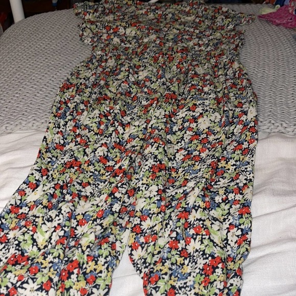 free people // ruffle your feathers floral jumpsuit - Picture 8 of 9